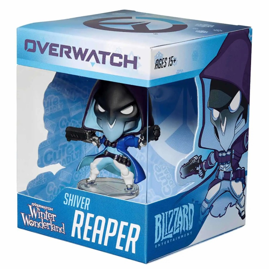 All Brands Bigshot Toy Works | Cute But Deadly Cbd Winter Wonderland (Overwatch Edition) Frosted Reaper 3.5-Inch Pvc Minifigure