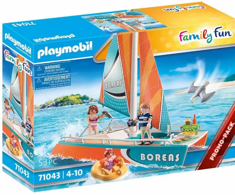 All Brands Playmobil | Playmobil Family Fun Catamaran Set #71043 [Promo-Pack]