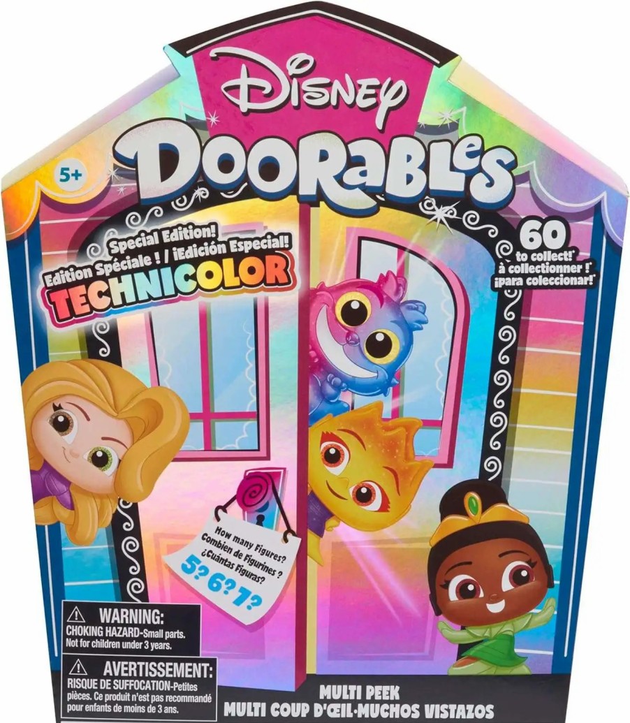 All Brands Moose Toys | Disney Doorables Series 11 Technicolor Takeover Multi Peek Mystery Pack [5, 6 Or 7 Random Figures!] (Pre-Order Ships January)