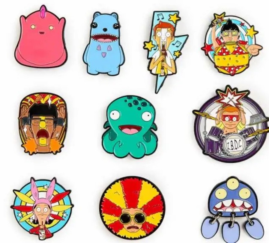 All Brands Kidrobot (NECA) | Bob'S Burgers Enamel Pin Series 2 3-Inch Mystery Pack [1 Random Pin] (Pre-Order Ships February)