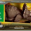 All Brands Mattel | Jurassic World Dino Trackers Habitat Defender Triceratops Action Figure