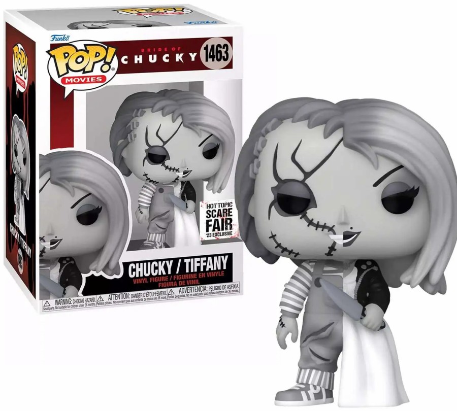 All Brands Funko | Funko Bride Of Chucky Pop! Movies Chucky / Tiffany Exclusive Vinyl Figure #1463