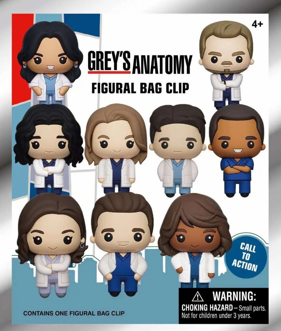 All Brands Monogram | 3D Figural Keyring Grey'S Anatomy Mystery Pack [1 Random Figure]