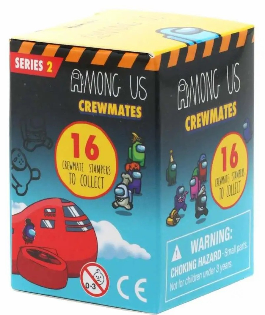 All Brands PMI | Among Us Crewmate Stampers Series 2 Mystery Pack [1 Random Figure, Boxed]