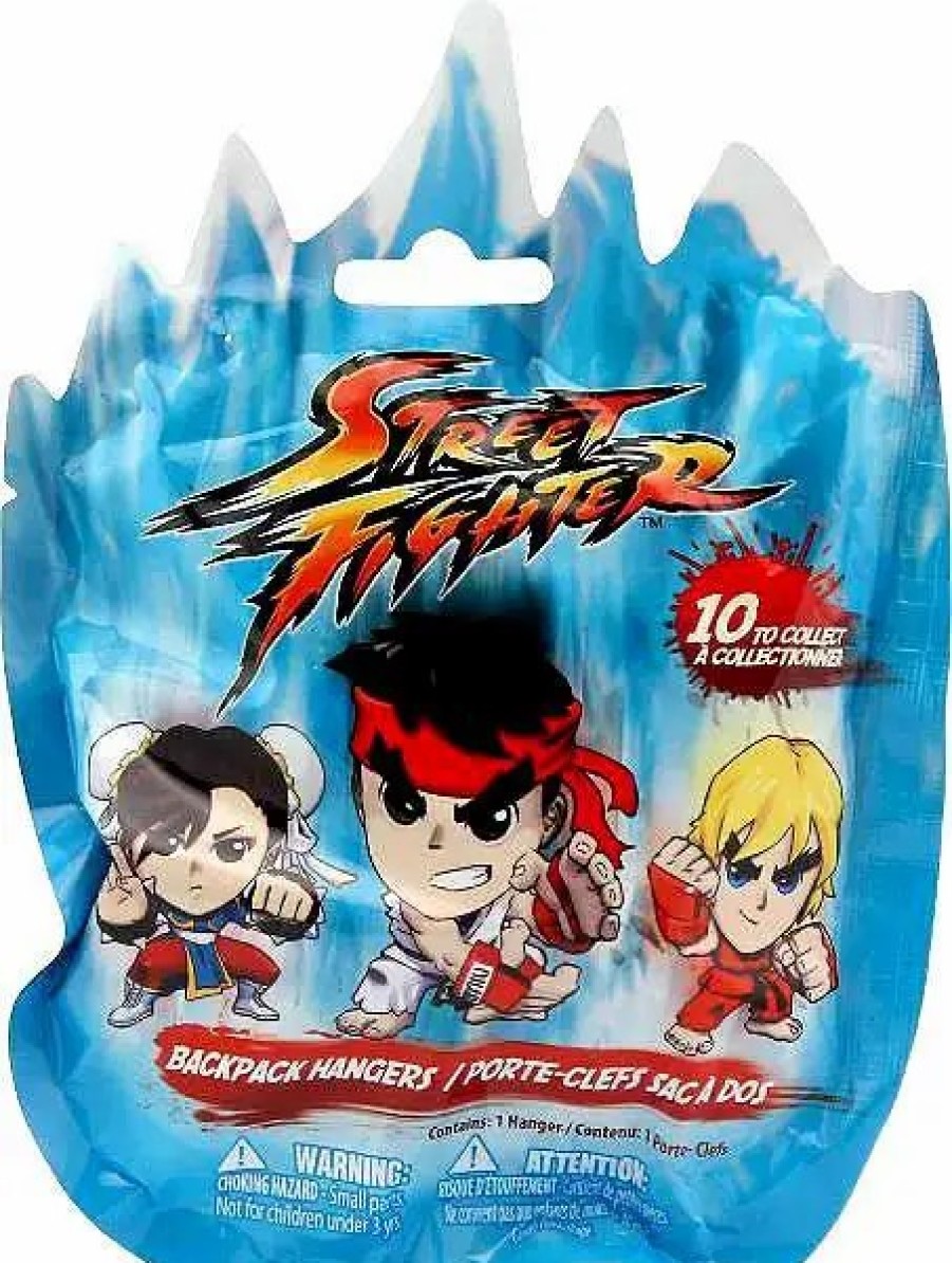 All Brands Just Toys | Street Fighter Backpack Hangers Mystery Pack [1 Random Figure]