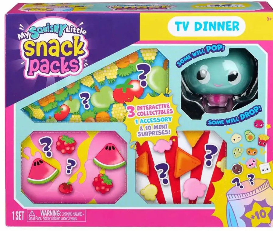 All Brands WowWee | My Squishy Little Snack Packs Tv Dinner Jon Mystery Pack