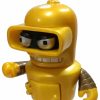 All Brands Kidrobot (NECA) | Futurama Universe X Gold Bender 1/96 Mini Figure [Extremely Rare Super Chase! Loose]