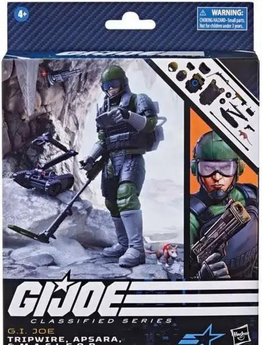 All Brands Hasbro Toys | Gi Joe Classified Series Tripwire, Apsara & M.A.C.L.E.O.D. Exclusive Deluxe Action Figure