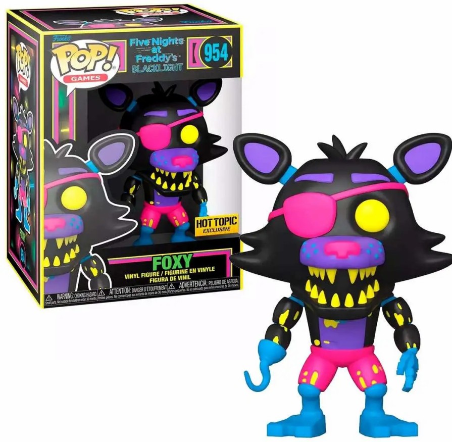 All Brands Funko | Funko Five Nights At Freddy'S Pop! Games Foxy Exclusive Vinyl Figure #954 [Blacklight]