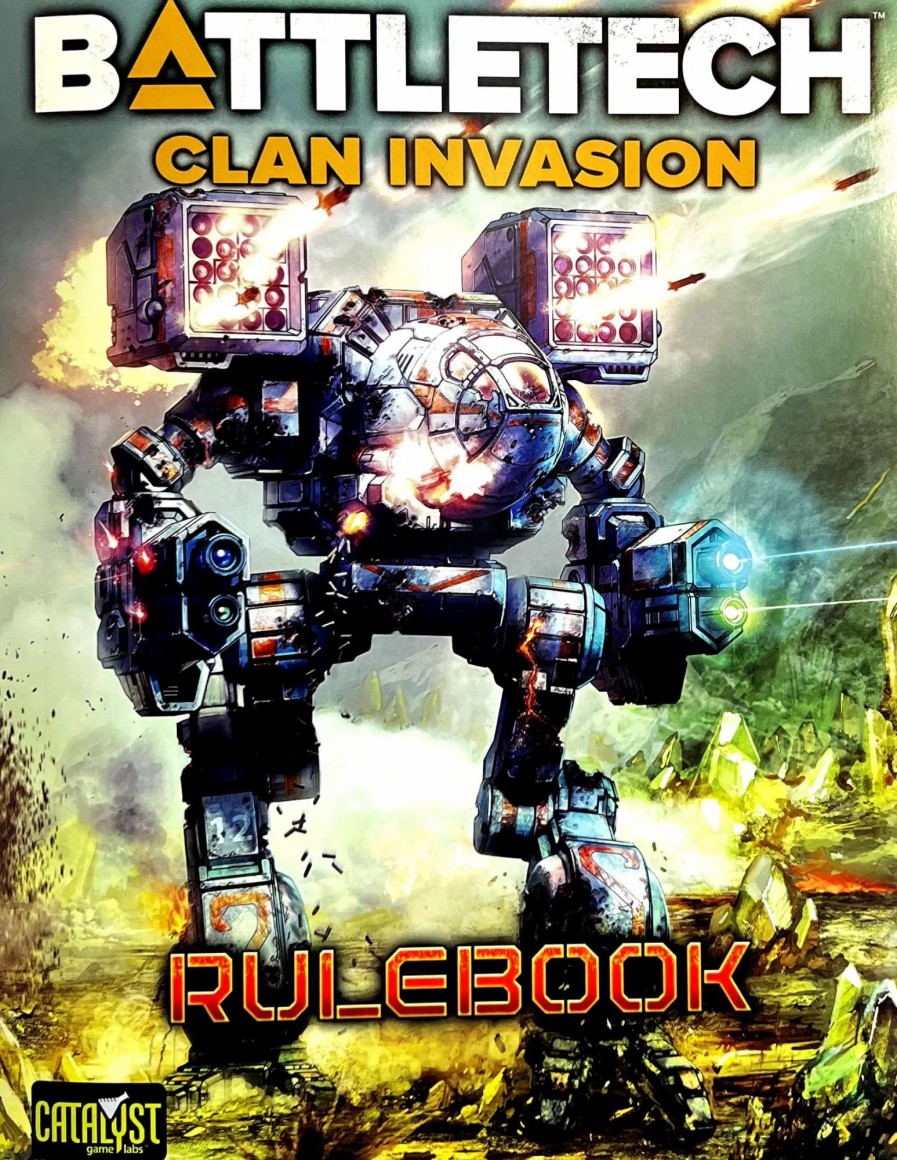 All Brands Catalyst Game Labs | Battletech Clan Invasion Rulebook Softcover Book [32-Pages]