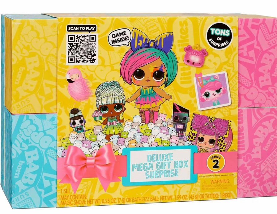 All Brands MGA Entertainment | Mga Entertainment Series 2 Deluxe Mega Gift Box Surprise Mystery Box [Lol Surprise, Lalaloopsy, Moj Moj, Num Noms, Poopsie & Who'S That Girl]