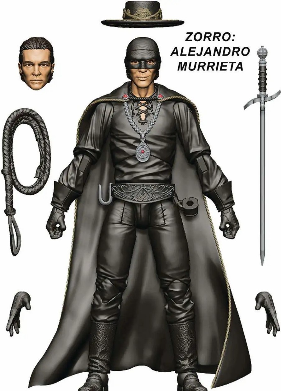 All Brands Boss Fight Studios | The Mask Of Zorro Hero H.A.C.K.S. Alejandro Murrieta Action Figure