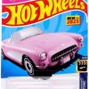 All Brands Mattel | Hot Wheels Barbie The Movie Hw Screen Time 1956 Corvette Die Cast Car [Pink]