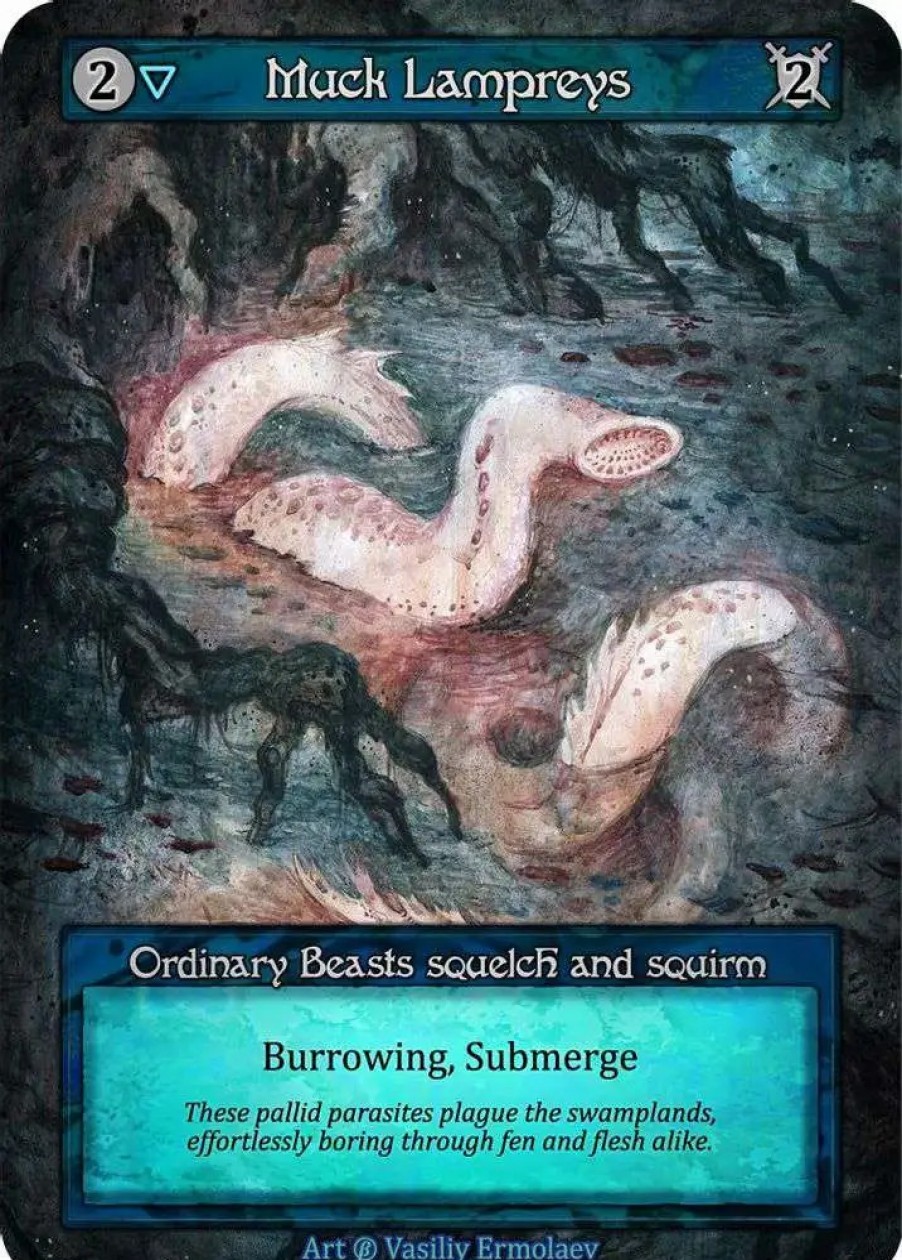 All Brands Erik's Curiosa Ltd | Trading Card Game Sorcery: Contested Realm Beta Ordinary Muck Lampreys