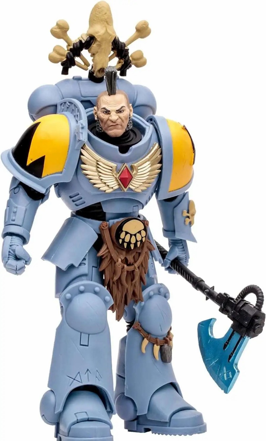 All Brands McFarlane Toys | Mcfarlane Toys Warhammer 40,000 Space Wolves Wolf Guard Action Figure (Pre-Order Ships February)