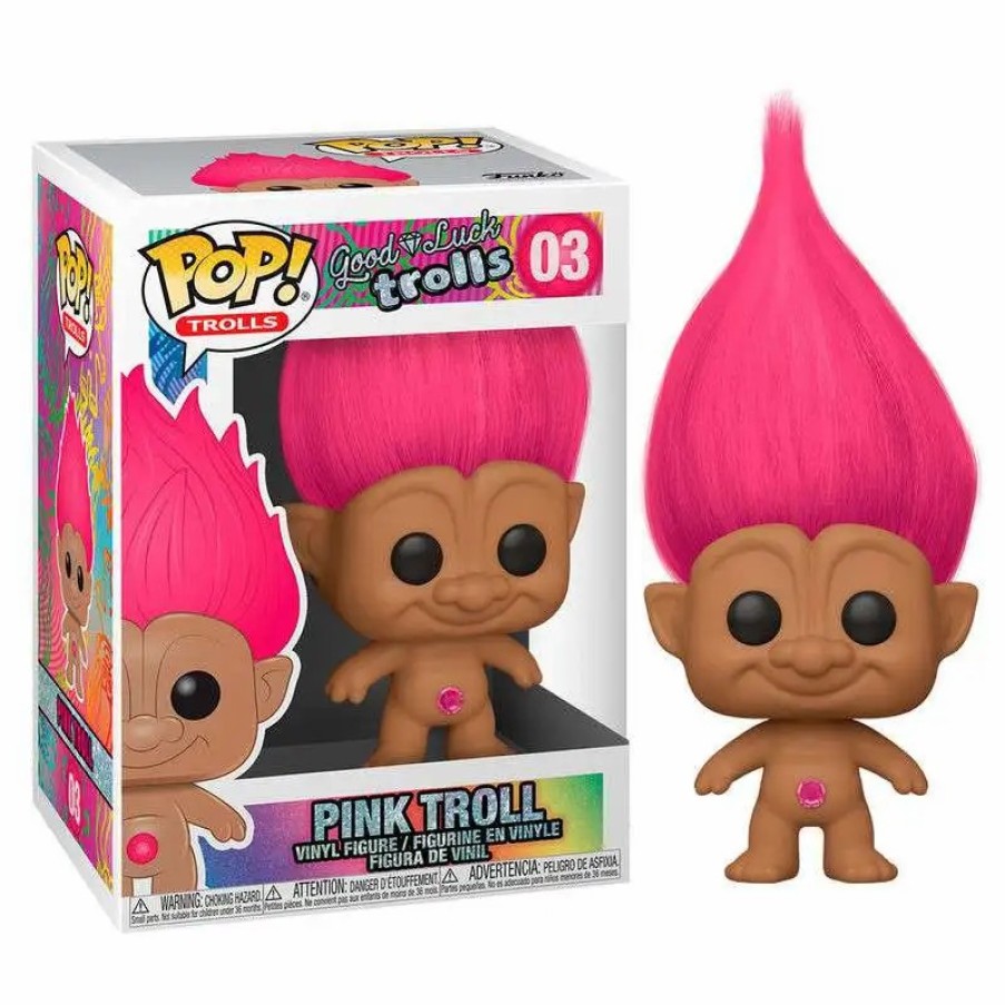 All Brands Funko | Funko Pop! Trolls Pink Troll Vinyl Figure #03