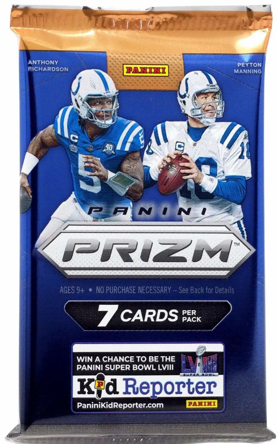 All Brands Panini | Nfl Panini 2023 Prizm Football Trading Card Mega Box Pack [7 Cards, Neon Green Pulsar Prizms]