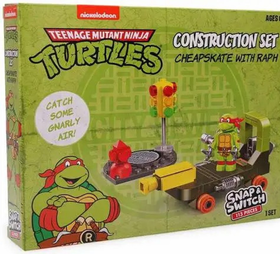 All Brands Playmates | Teenage Mutant Ninja Turtles Snap & Switch Cheapskate With Raph Construction Set