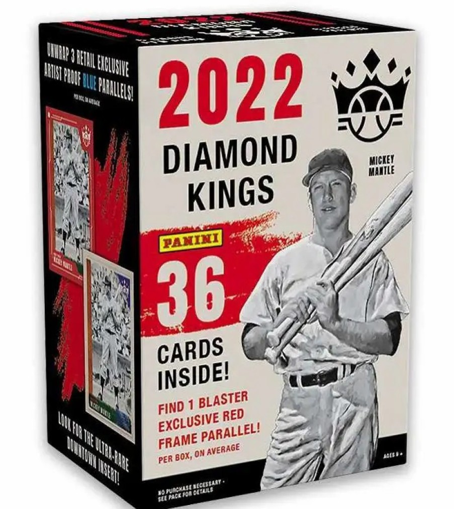 All Brands Panini | Mlb Panini 2022 Diamond Kings Baseball Trading Card Blaster Box [7 Packs, 1 Red Frame Parallel]