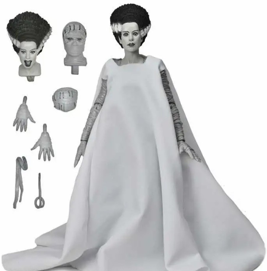 All Brands NECA | Neca Universal Monsters Bride Of Frankenstein Action Figure [Ultimate Version, Black & White]