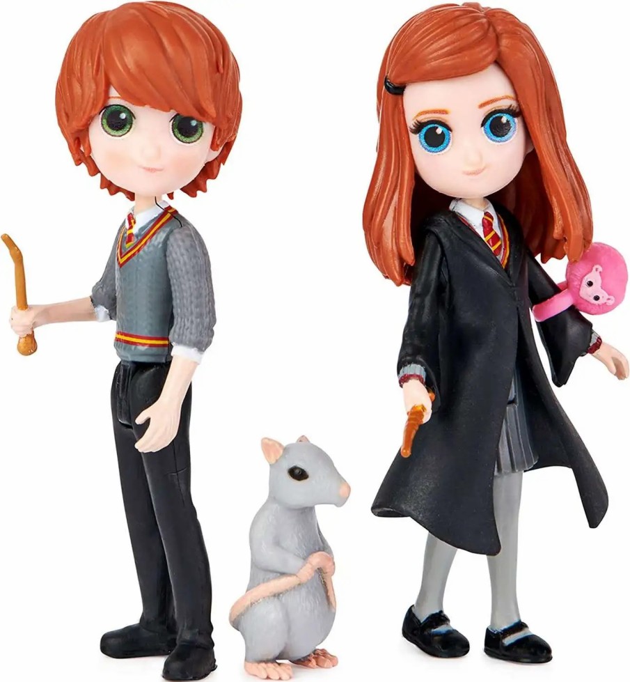 All Brands Spin Master | Harry Potter Magical Minis Ron Weasley & Ginny Weasley 4-Inch