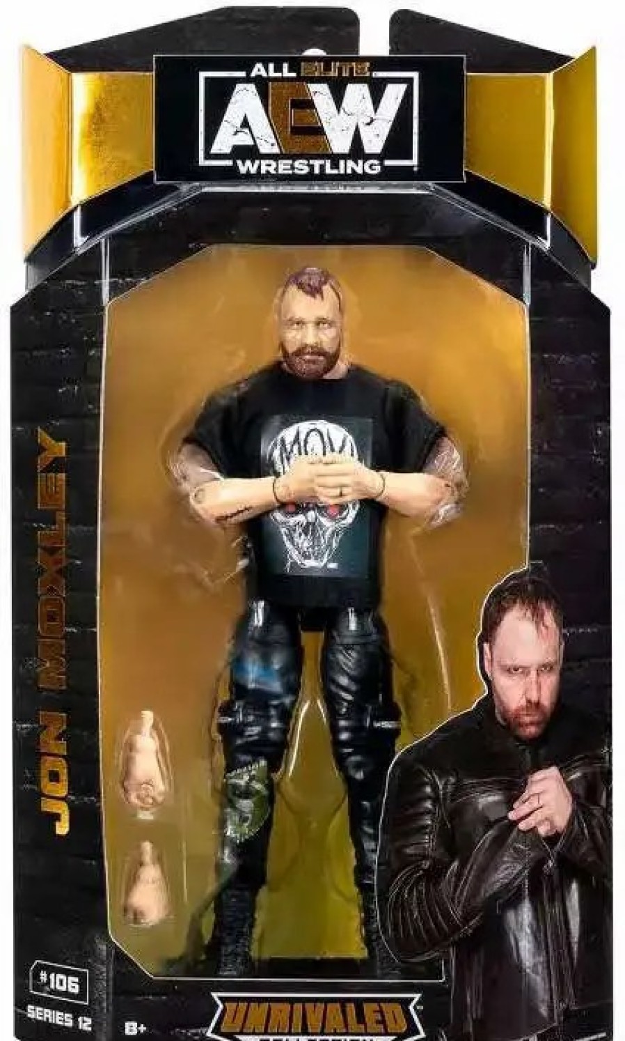 All Brands Jazwares | Aew All Elite Wrestling Unrivaled Collection Series 12 Jon Moxley Action Figure