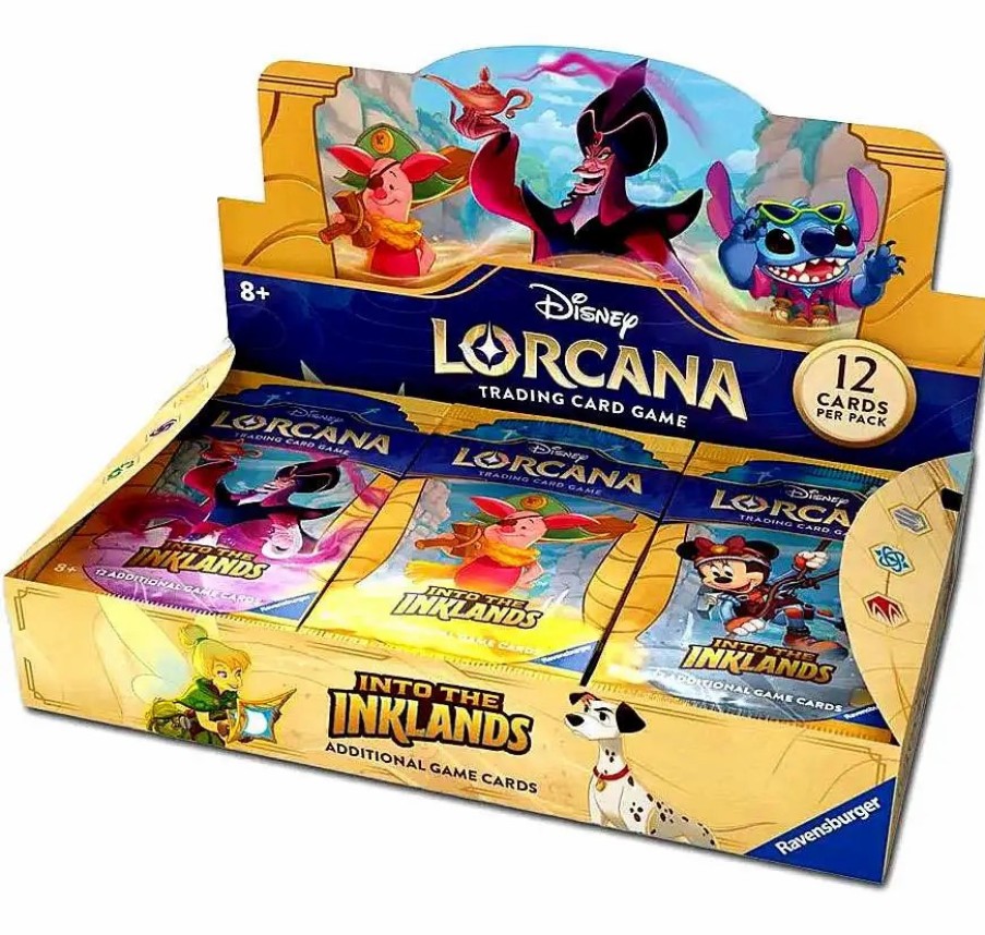 All Brands Ravensburger | Disney Lorcana Trading Card Game Into The Inklands Booster Box [24 Packs] (Pre-Order Ships February)