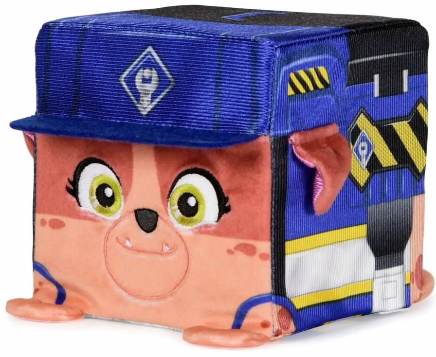 All Brands Spin Master | Paw Patrol Rubble & Crew Cube Mix 4-Inch Plush