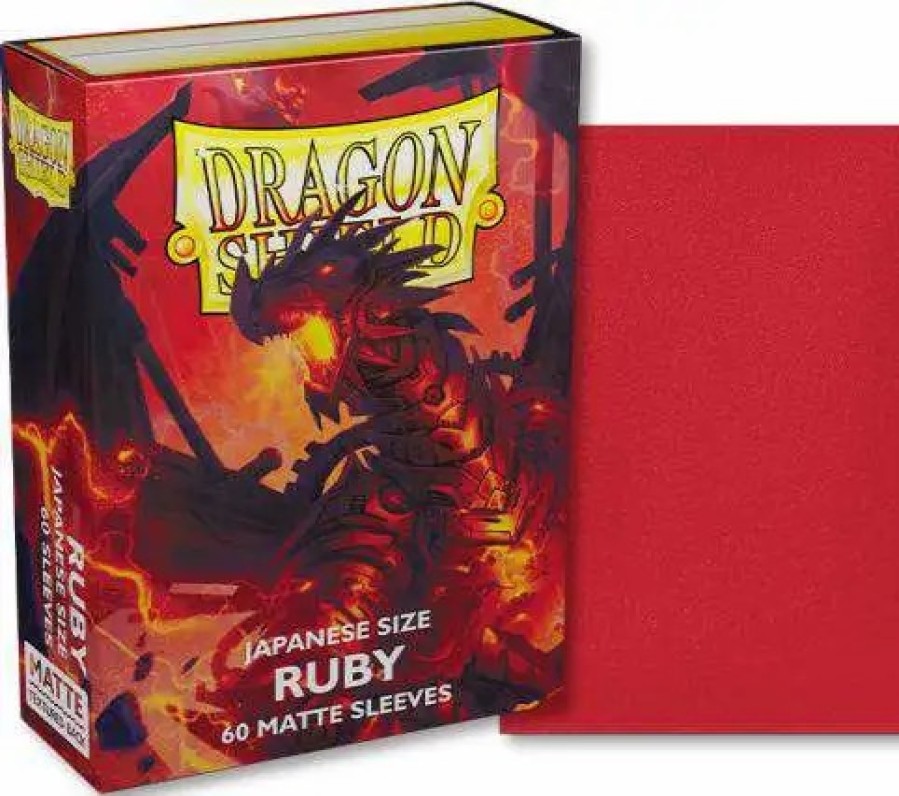 All Brands Arcane Tinmen | Dragon Shield Matte Ruby Japanese Sleeves [60 Cards]