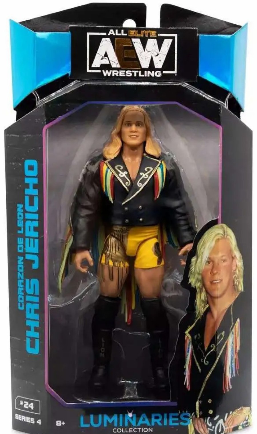 All Brands Jazwares | Aew All Elite Wrestling Luminaries Collection Series 4 Corazon De Leon Chris Jericho Action Figure