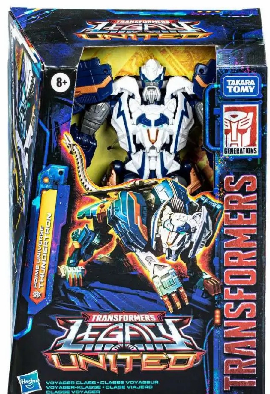 All Brands Hasbro | Transformers Generations Legacy United Prime Thundertron Voyager Action Figure (Pre-Order Ships February)