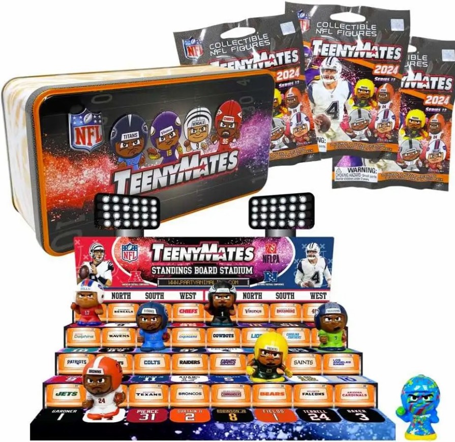 All Brands Party Animal Toys | Nfl Teenymates 2024 Football Collector Tin