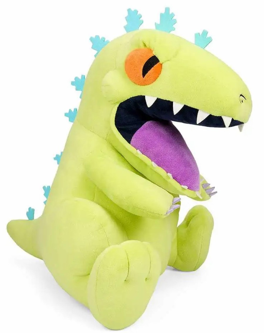 All Brands Kidrobot (NECA) | Nickelodeon Rugrats Phunny Reptar 16-Inch Plush [Hugme, Vibrates With Shake Action!] (Pre-Order Ships February)