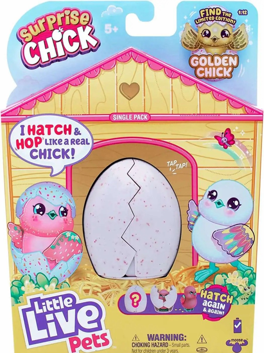 All Brands Moose Toys | Little Live Pets Surprise Chick Pink Single Pack