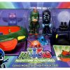 All Brands Just Play | Disney Junior Pj Masks Nighttime Adventure Gekko-Mobile & Night Ninja Bus Exclusive Vehicle & Figure 2-Pack [Exclusive Colors!]