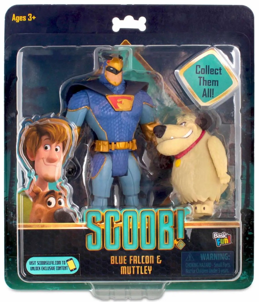 All Brands Basic Fun | Scooby Doo Scoob! Blue Falcon & Muttley Exclusive Action Figure 2-Pack