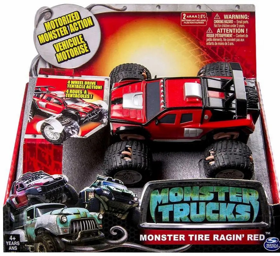 All Brands Spin Master | Monster Trucks Monster Tire Ragin' Red Vehicle