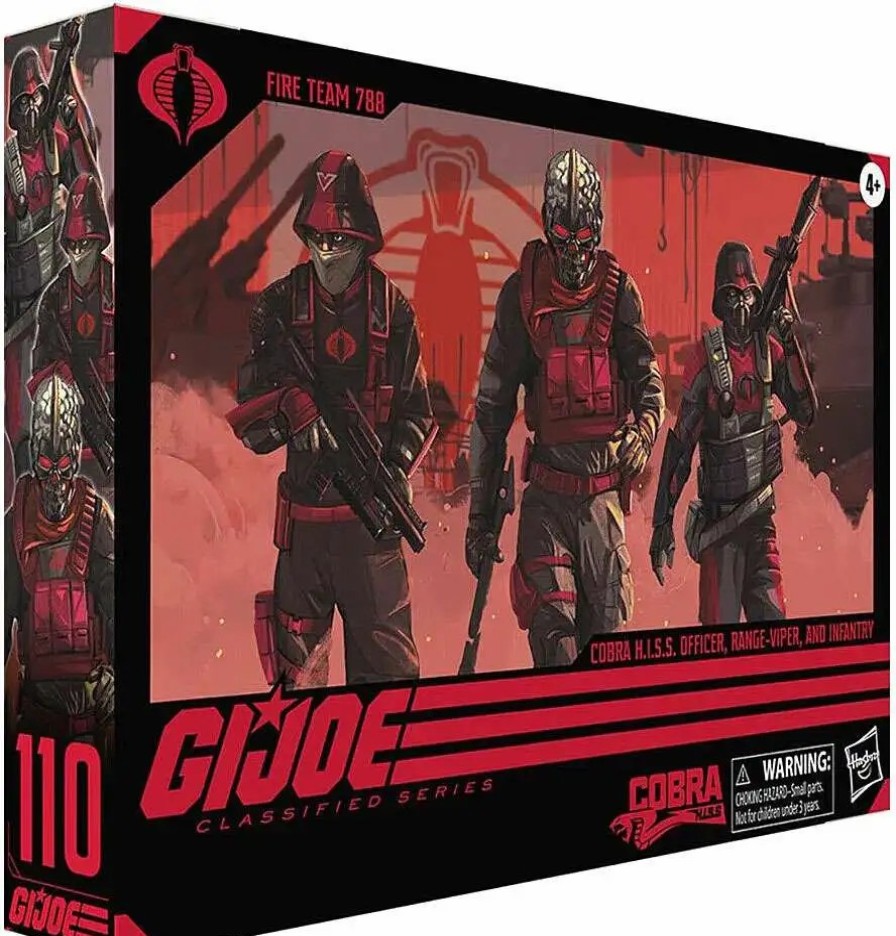 All Brands Hasbro Toys | Gi Joe Classified Series Cobra H.I.S.S. Officer, Range-Viper & Infantry Exclusive Action Figure 3-Pack [Fire Team 788]