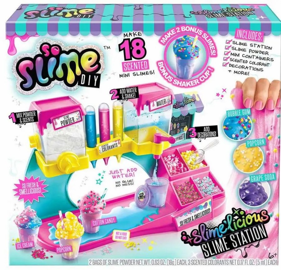 All Brands Canal Toys | So Slime Diy Slime'Licious Slime Station Exclusive Playset Starter Kit [Make 18 Scented Slimes]