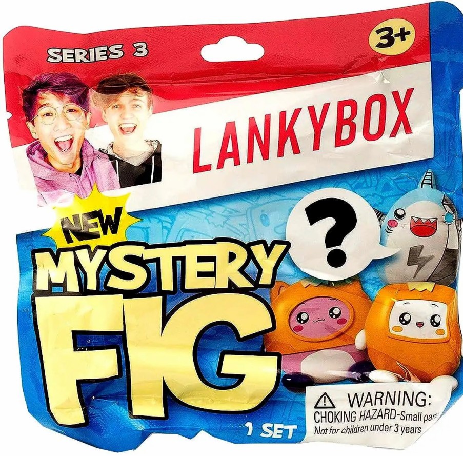 All Brands Bonkers Toy Co. | Lankybox Series 3 Mystery Fig Mystery Pack [1 Random Figure]