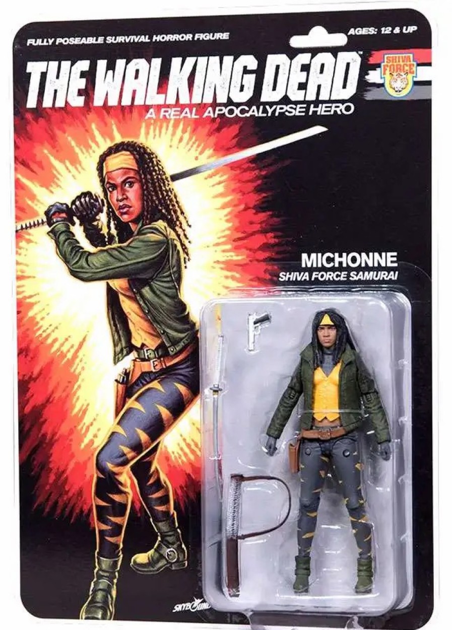 All Brands McFarlane Toys | Mcfarlane Toys The Walking Dead Shiva Force Michonne Action Figure