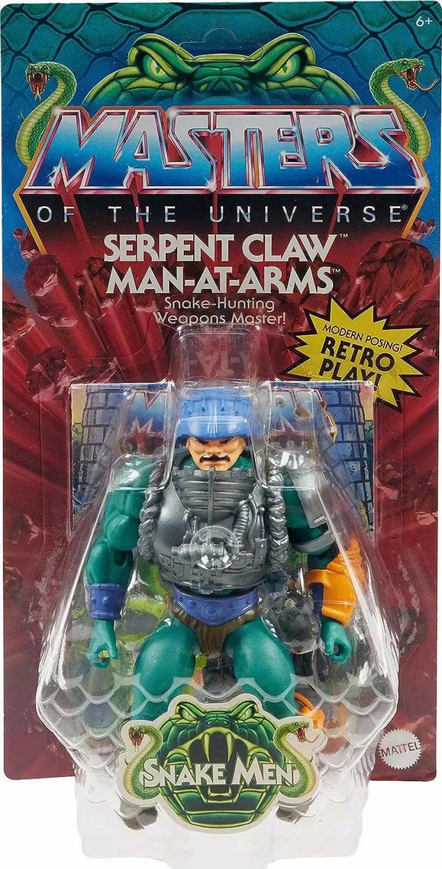 All Brands Mattel | Masters Of The Universe Origins Serpent Claw Man-At-Arms Action Figure