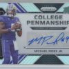 All Brands Panini | Nfl 2023 Panini Prizm /99 College Penmanship Michael Penix Jr. Cp-Mp [Rated Prospect Auto]