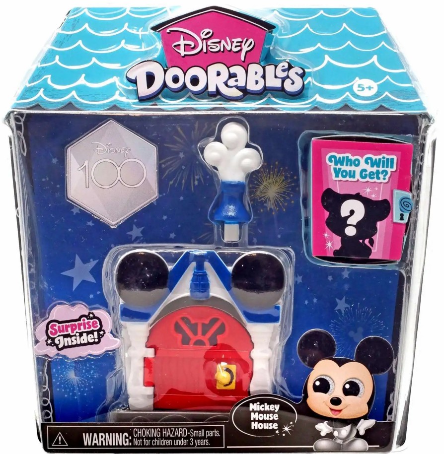 All Brands Moose Toys | Doorables Disney100 Mickey'S House Mini Playset