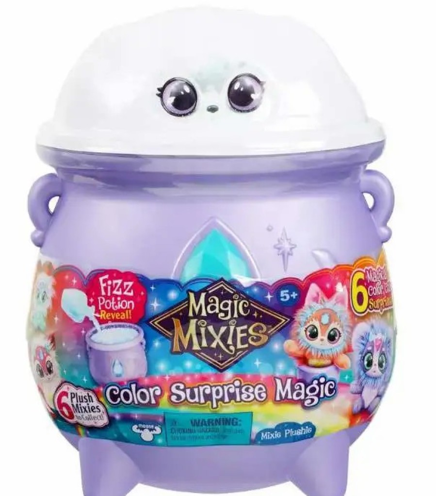 All Brands Moose Toys | Magic Mixies Color Surprise Magic Plushie Cauldron Mystery Pack [1 Random Figure, Damaged Package]