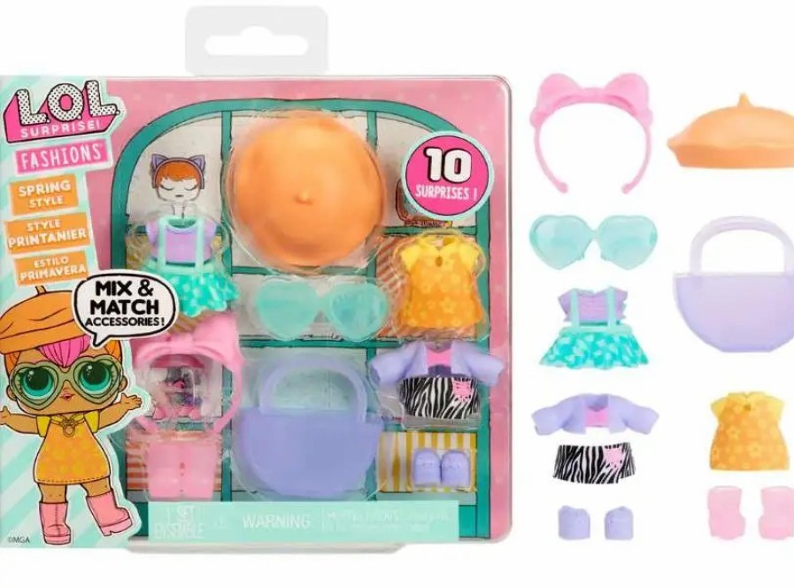 All Brands MGA Entertainment | Lol Surprise Fashions Spring Style Mini Doll Mix & Match Accessories Pack [10 Surprises!]