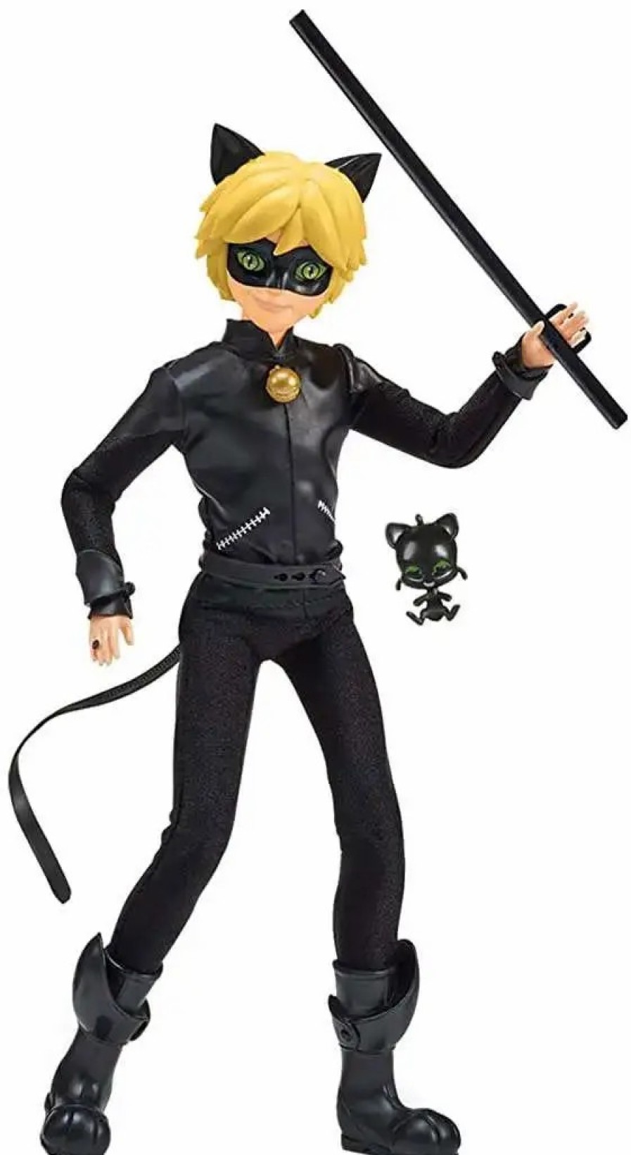 All Brands Playmates | Miraculous Zag Heroez Cat Noir 11-Inch Fashion Doll [No Package]