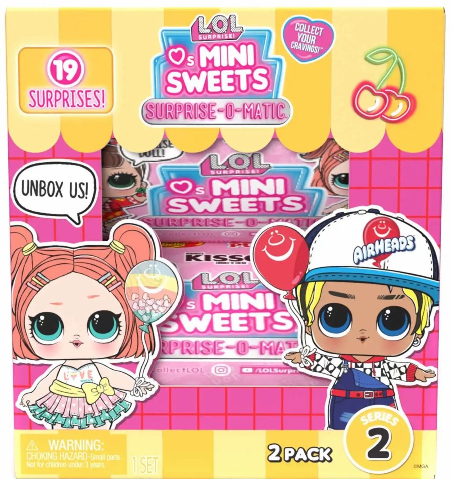 All Brands MGA Entertainment | Lol Surprise Loves Mini Sweets Series 2 Surprise-O-Matic Surprise Doll Airheads Mystery 2-Pack