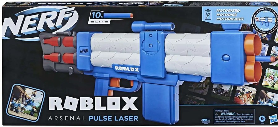 All Brands Hasbro Toys | Nerf Roblox Arsenal Pulse Laser Dart Blaster Toy