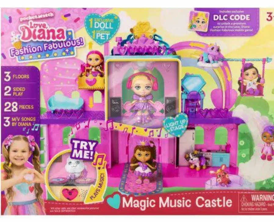 All Brands Head Start | Love, Diana Magic Music Castle Playset